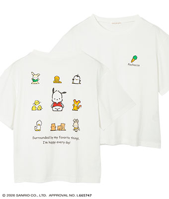 【サンリオキャラクターズ】（ポチャッコ）バックプリントＴシャツ