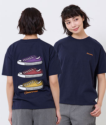 【ＣＯＮＶＥＲＳＥ】刺しゅうＴシャツ