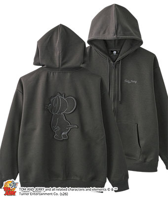 ＜ＴＯＭ　ＡＮＤ　ＪＥＲＲＹ＞ダンボールフルジップパーカー