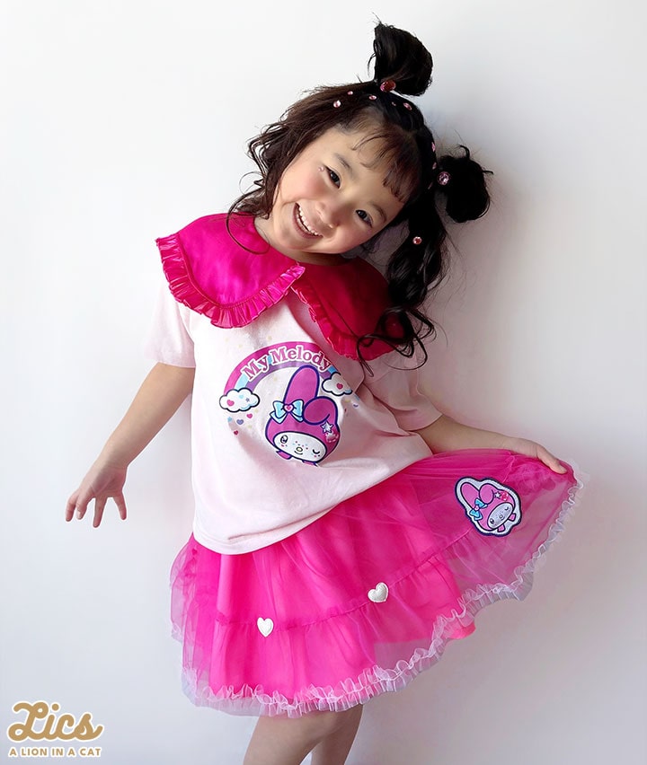 【ＬＩＣＳ】【サンリオ】（マイメロディ）女児チュールスカート