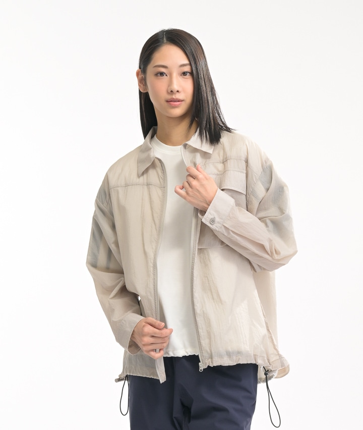 シアーシャツジャケット