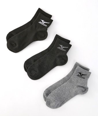 【ＭＩＺＵＮＯ】（３足組）１２丈スニーカーソックス