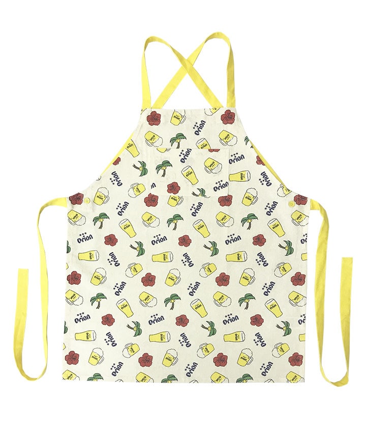 （予約商品）【オリオンビール】後クロス紐エプロン