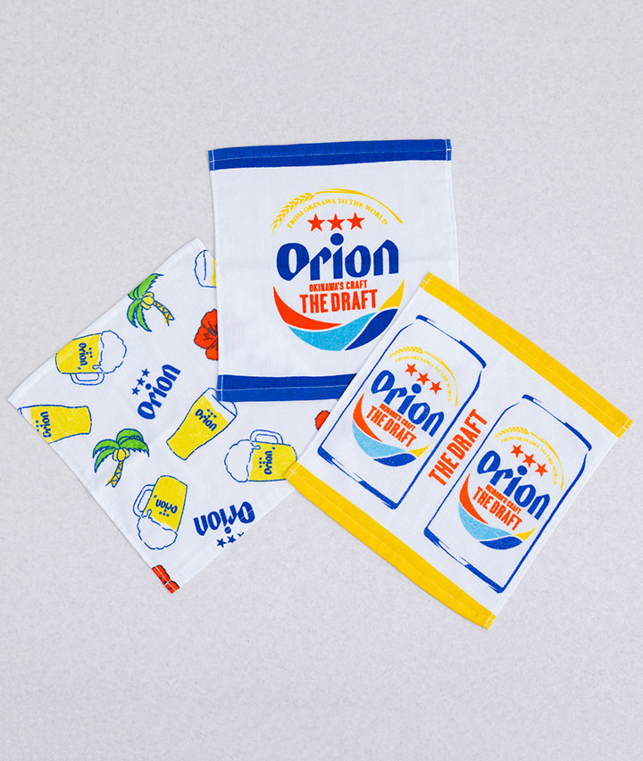 （予約商品）【オリオンビール】シャーリングプリントウォッシュタオル