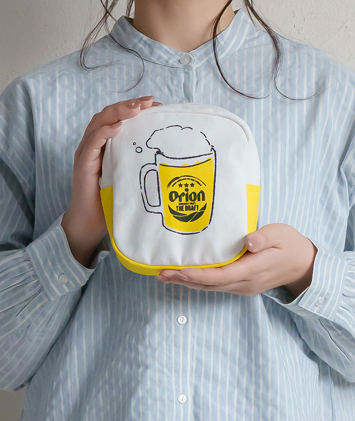 （予約商品）【オリオンビール】スクエアポーチ