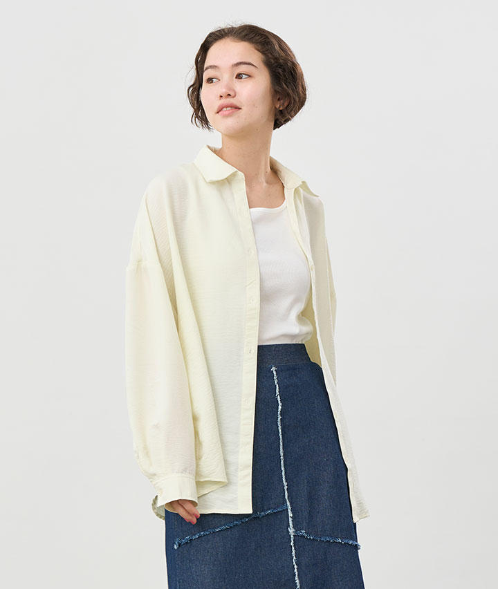 パウダーデシンシャツアンサンブル