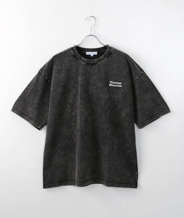 スノーウォッシュ加工プリントＴシャツ