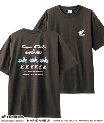 【ＨＯＮＤＡ×はぴだんぶい】半袖プリントＴシャツ