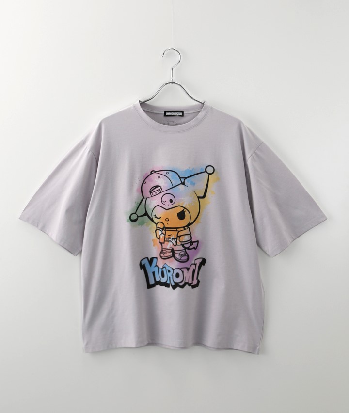 【サンリオキャラクターズ】（クロミ）（ＵＶカット・軽量ストレッチ）プリントＴシャツ