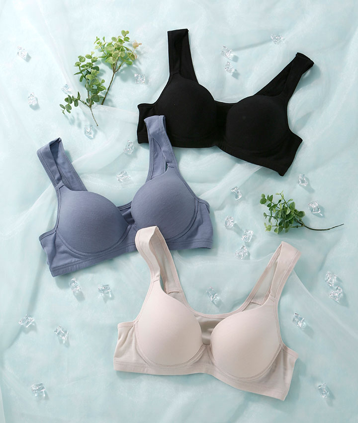 （Ｍｉｎｔのチカラ）（レーヨンＭＩＸ）モールドハーフトップ