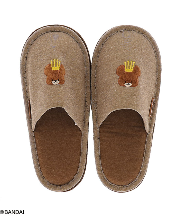 【くまのがっこう】ジャッキー　刺しゅうスリッパ