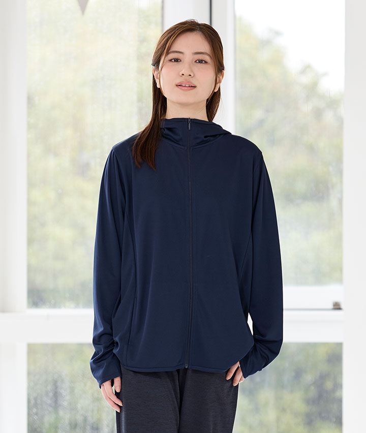 ストレッチナイロンパーカ