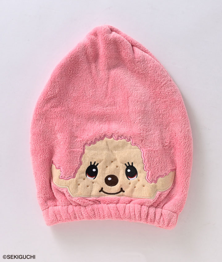 モンチッチピンク　ヘアキャップ