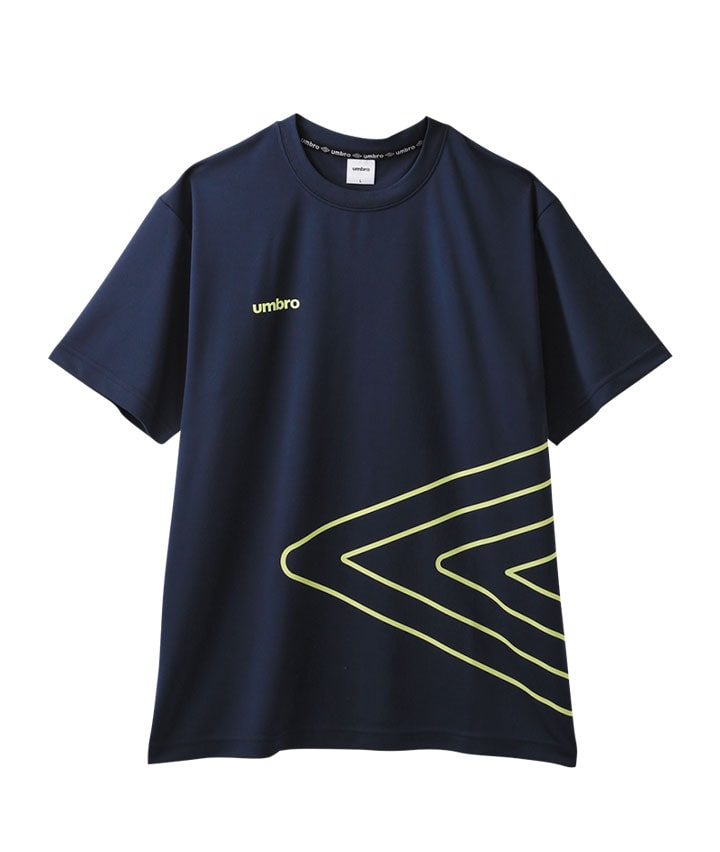 【ｕｍｂｒｏ】（吸汗速乾・ＵＶ対策）ダイヤロゴメッシュＴシャツ