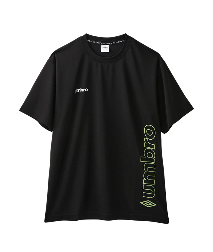 【ｕｍｂｒｏ】（吸汗速乾・ＵＶ対策）タテロゴメッシュＴシャツ