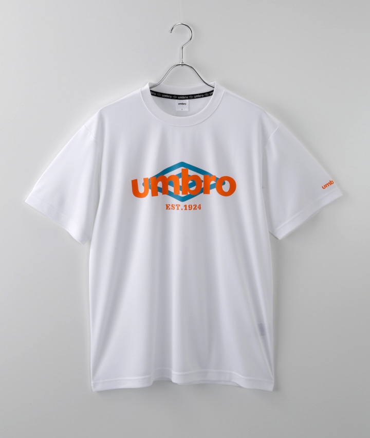 【ｕｍｂｒｏ】（吸汗速乾・ＵＶ対策）ロゴメッシュＴシャツ