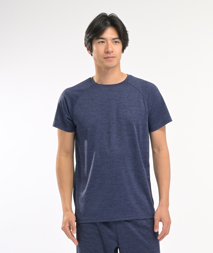 （接触冷感）カチオン杢Ｔシャツ