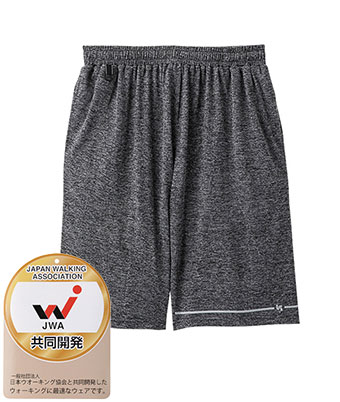 【Ｋａｅｐａ×ウオーキング協会】（ＵＶ対策・接触冷感・再帰反射）ハーフパンツ