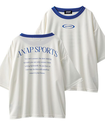 【ＡＮＡＰ　ＳＰＯＲＴＳ】女児メッシュＴシャツ
