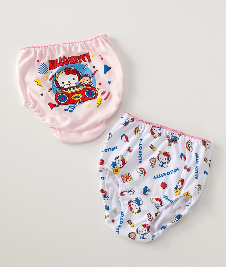 【サンリオキャラクターズ】（ハローキティ）（２枚組）ショーツ
