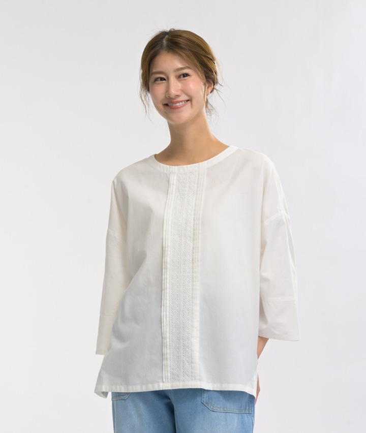 前身レースブラウス