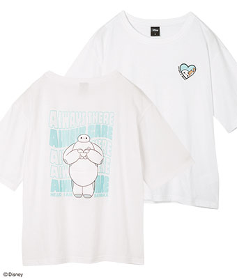 【Ｄｉｓｎｅｙ】（ベイマックス）バックプリントＴシャツ