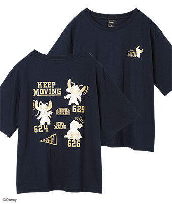 【Ｄｉｓｎｅｙ】（スティッチ）バックプリントＴシャツ