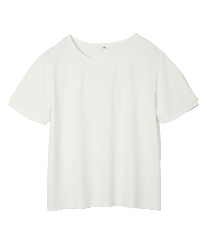 【ＳＵＮＮＹ　ＢＬＯＣＫ】（ＤＲＹ・ＵＶカット・遮熱）パフスリーブ半袖Ｔシャツ