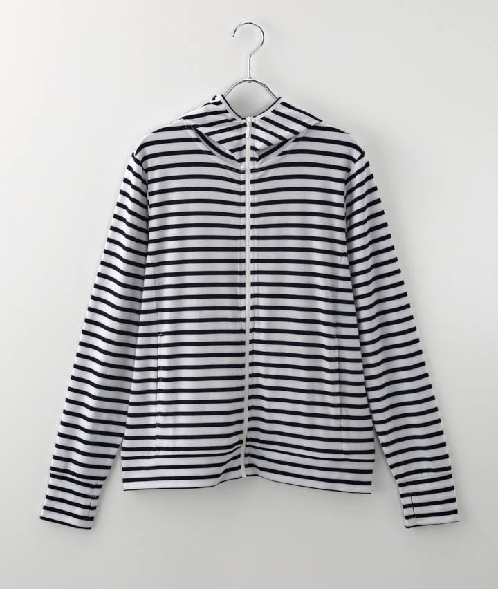 【着る日焼け止め】（ＵＶカット・ＤＲＹ・抗菌）ベア天竺ＵＶジップパーカ