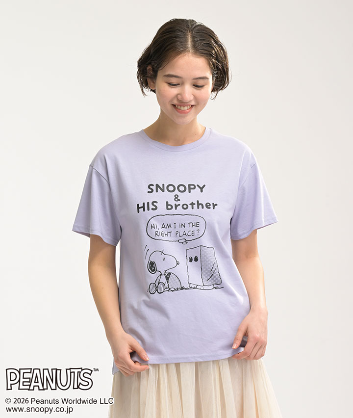 【ＰＥＡＮＵＴＳ】（スヌーピー）半袖Ｔシャツ