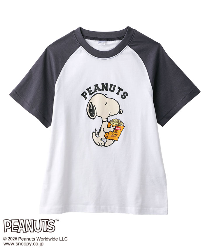 【ＰＥＡＮＵＴＳ】（スヌーピー）半袖Ｔシャツ