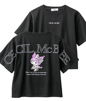 【ＣＥＣＩＬ ＭｃＢｅｅ＆サンリオ】（クロミ）女児半袖Ｔシャツ