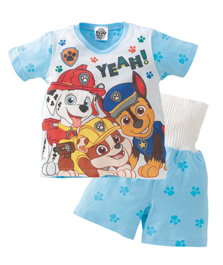 【パウ・パトロール】ベビー腹巻付きパジャマ
