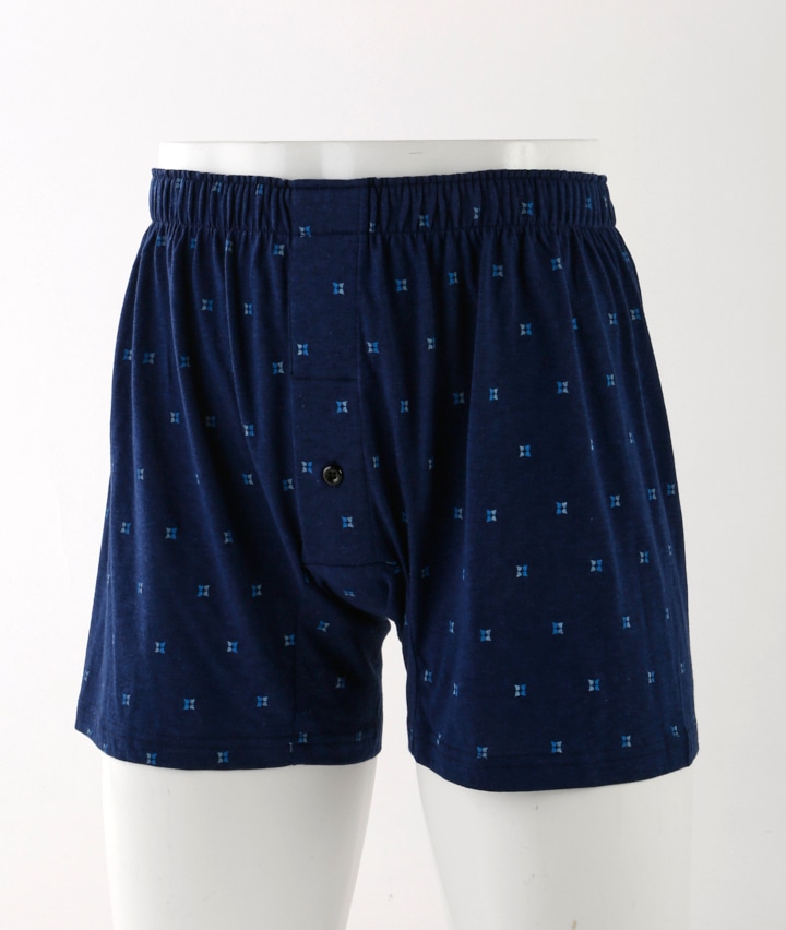 【着るヒヤロン×Ｐａｓｅｏｓ　ＣＯＯＬ】【はいて実感・涼シリーズ】（接触冷感）（綿混ニット）（前開き）（２枚組）ニットトランクス