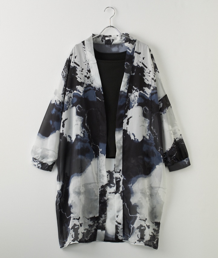 シフォンガウン＋タンクトップセット