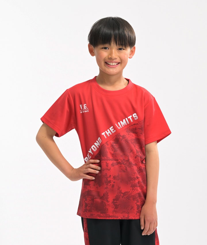 斜め切替半袖Ｔシャツ