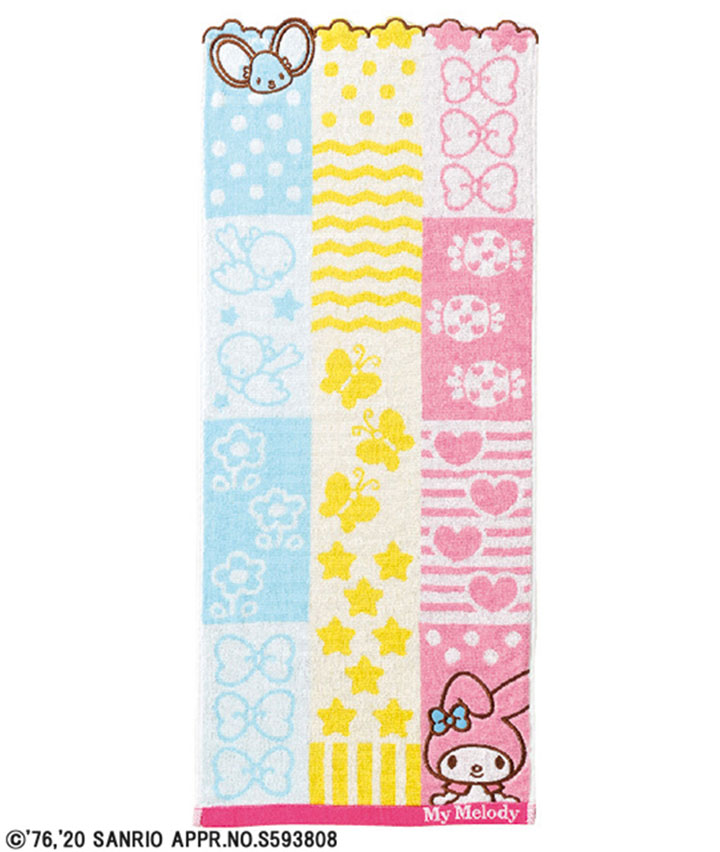 【サンリオキャラクターズ】（マイメロディ）シャンブルマイメロ フェイスタオル