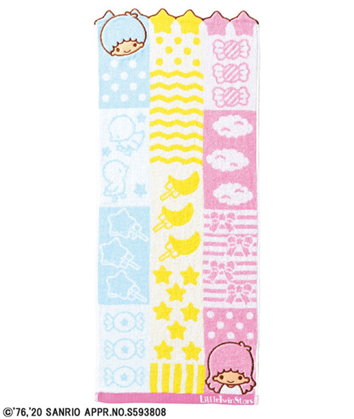 【サンリオキャラクターズ】（リトルツインスターズ）シャンブルキキララ フェイスタオル