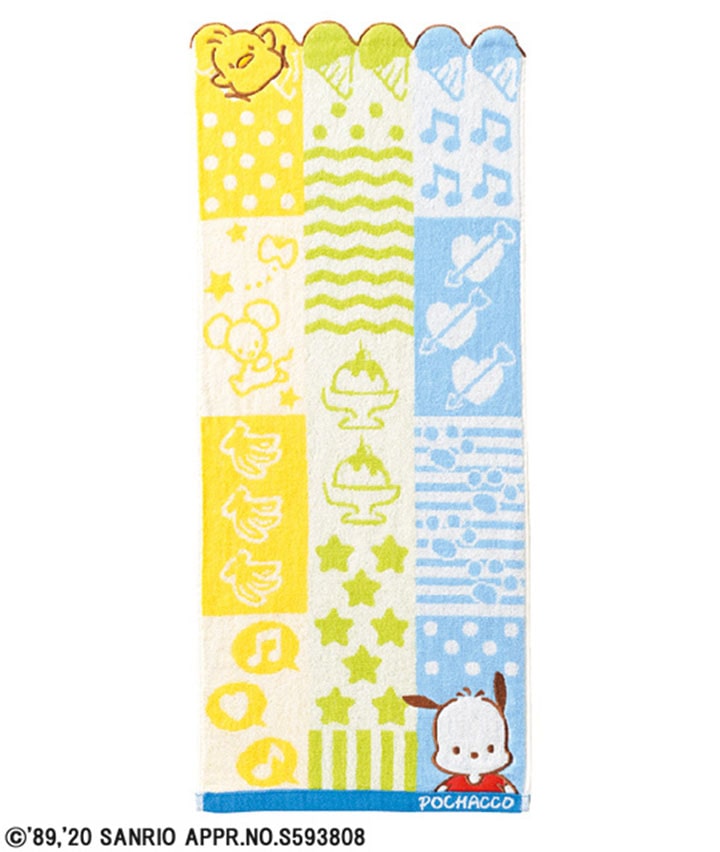 【サンリオキャラクターズ】（ポチャッコ）シャンブルポチャッコ フェイスタオル