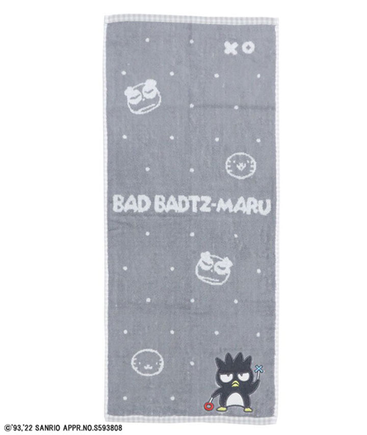 【サンリオキャラクターズ】（バッドばつ丸）キュートばつ丸 フェイスタオル