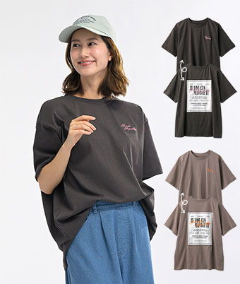 バックワッペンＴシャツ