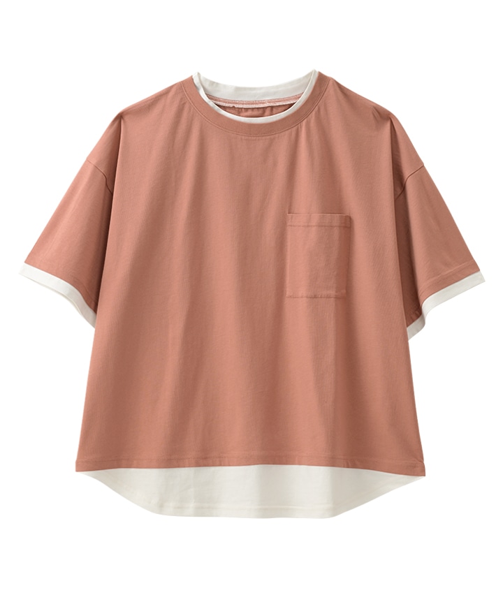 フェイクレイヤードプルオーバー