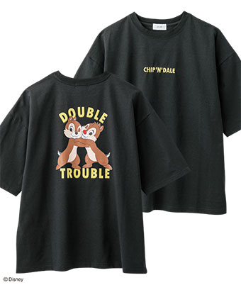 【Ｄｉｓｎｅｙ】（チップとデール）プリントＴシャツ