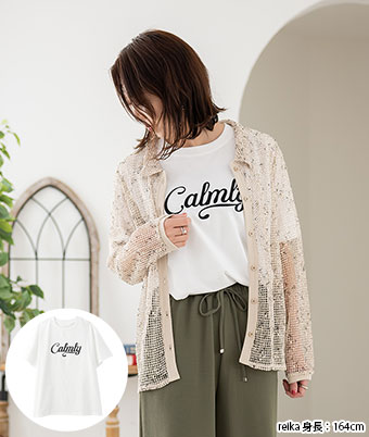 プレーティング立体刺しゅうＴシャツ