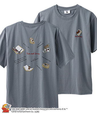 【トムとジェリー】バックプリントＴシャツ