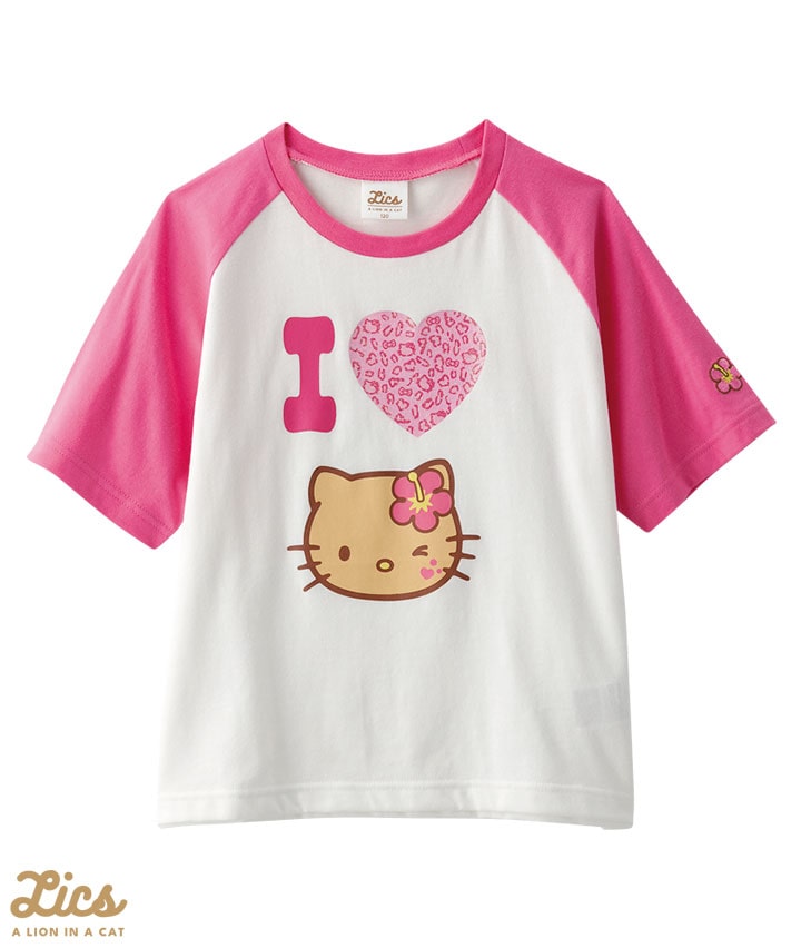 【ＬＩＣＳ】【サンリオ】（ハローキティ）女児半袖Ｔシャツ