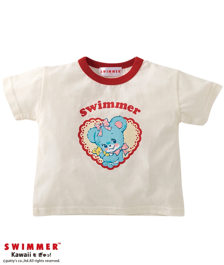 ＜ＳＷＩＭＭＥＲ＞女児天竺半袖Ｔ