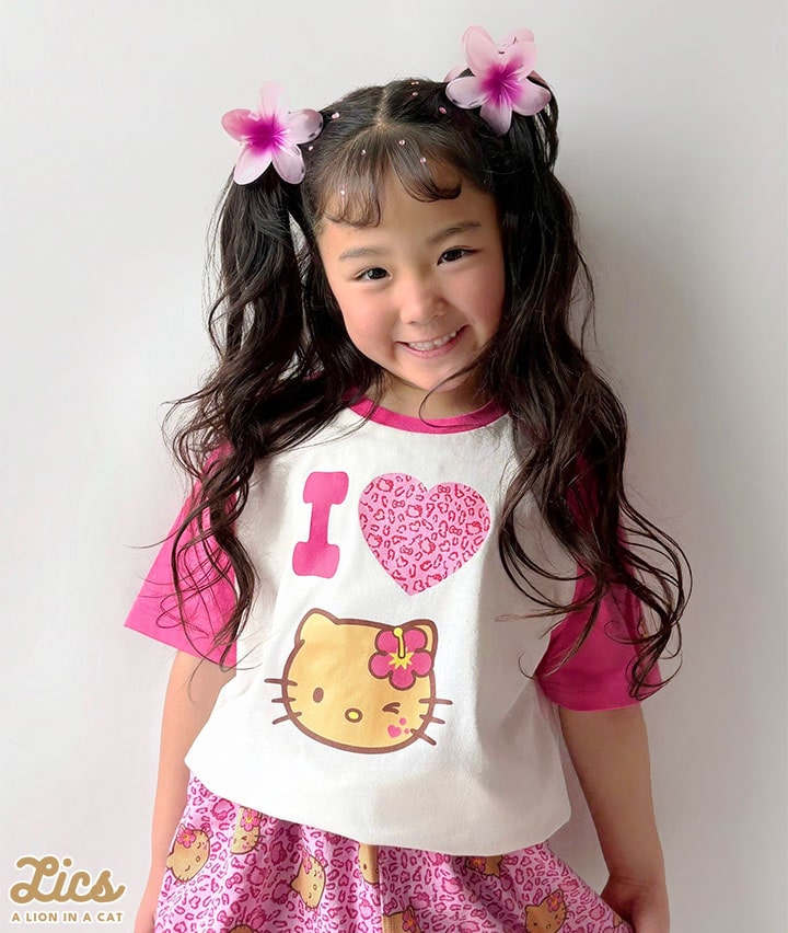【ＬＩＣＳ】【サンリオ】（ハローキティ）女児半袖Ｔシャツ