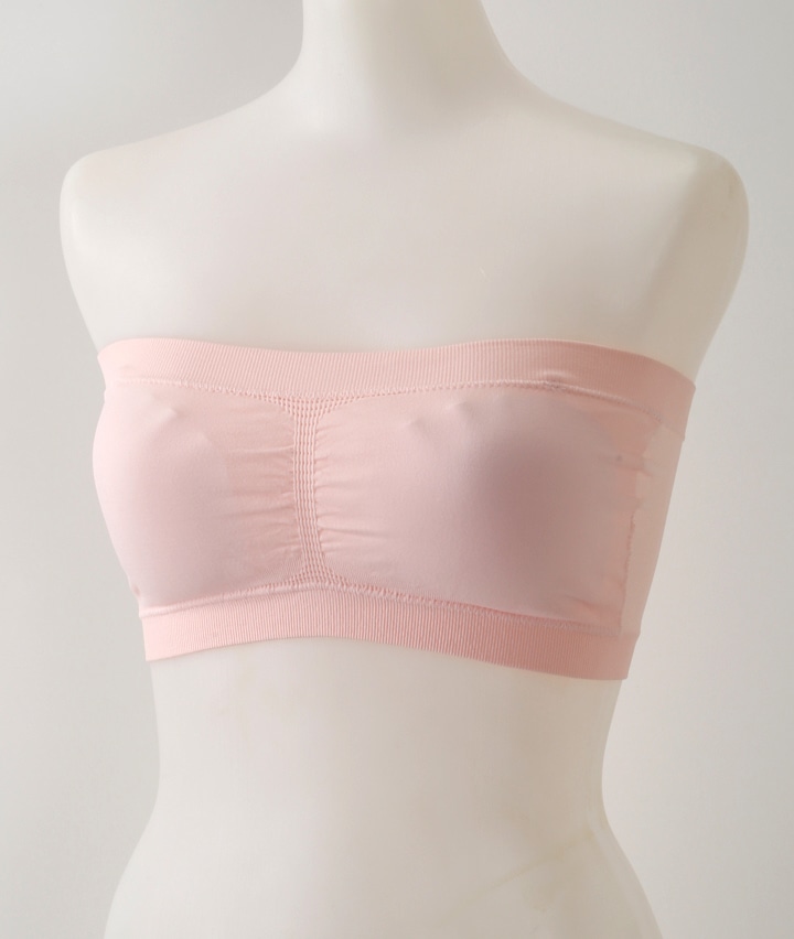 （コーディネイトインナー）（成型編み）チューブトップ
