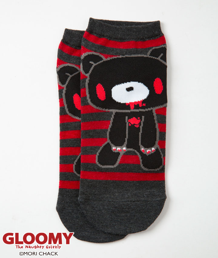 【グルーミー】フロント柄ソックス